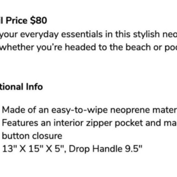 Summersalt Neoprene Tote - Picture 4 of 4